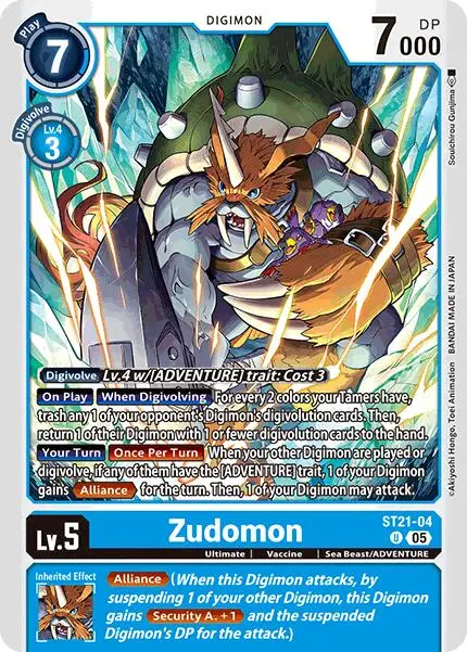Zudomon [St21-04] [Starter Deck: Hero Of Hope] 1