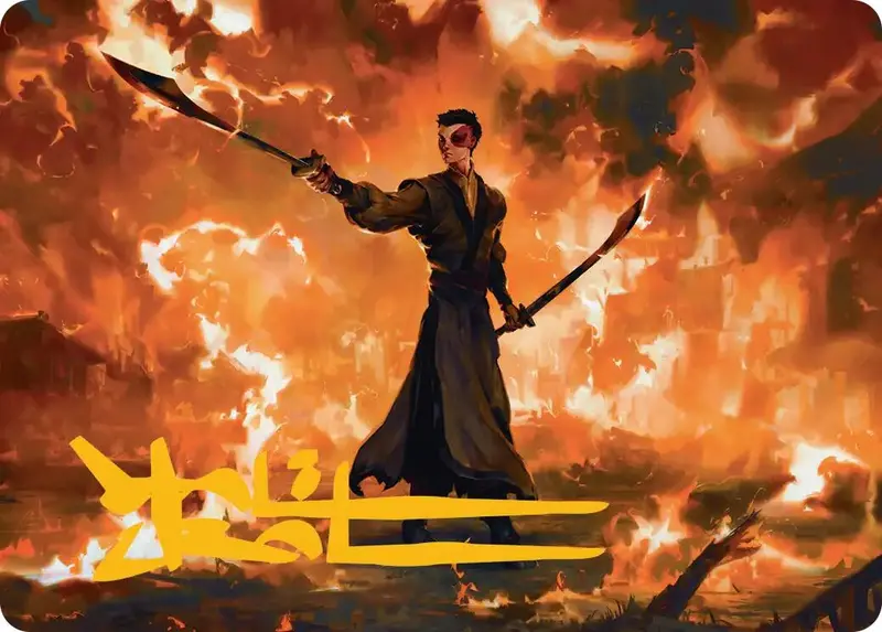 Zuko, Conflicted Art Card (Gold-Stamped Signature) [Avatar: The Last Airbender Art Series] 1