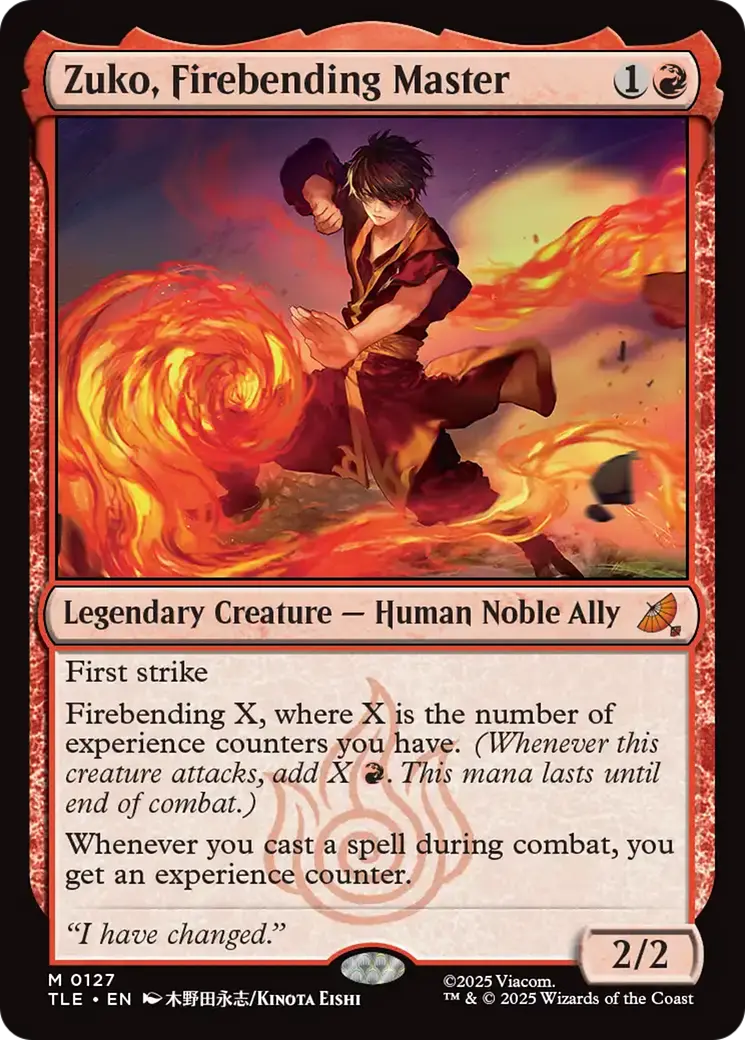 Zuko, Firebending Master [Avatar: The Last Airbender: Eternal-Legal] 1