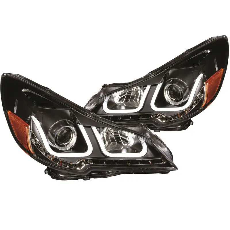 Anzo Usa 111285 Dual Projector Headlight Assembly – Clear Lens, Black Housing, U-Bar Design 1