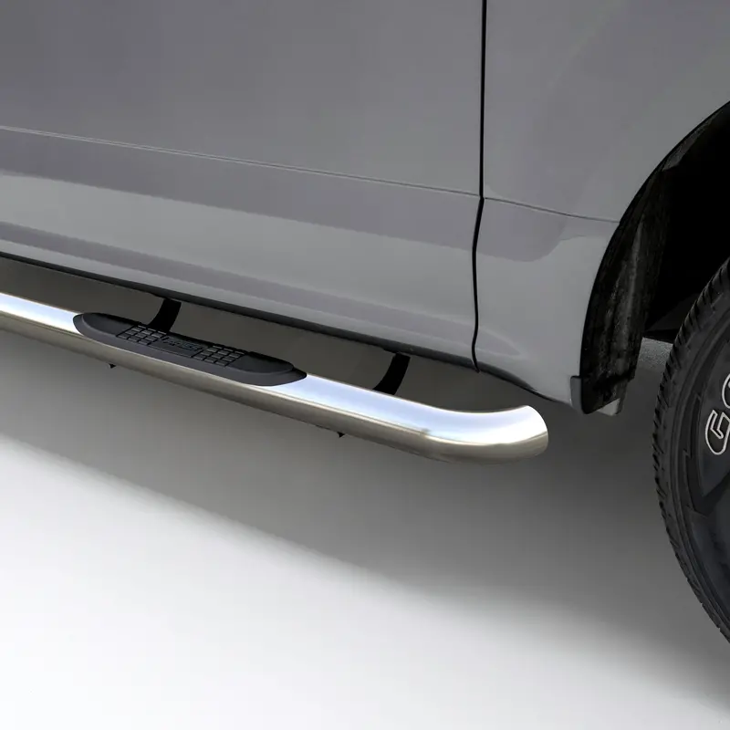 Aries 202012-2 Polished Stainless Steel 3-Inch Side Steps For Select Toyota Tundra Models 1