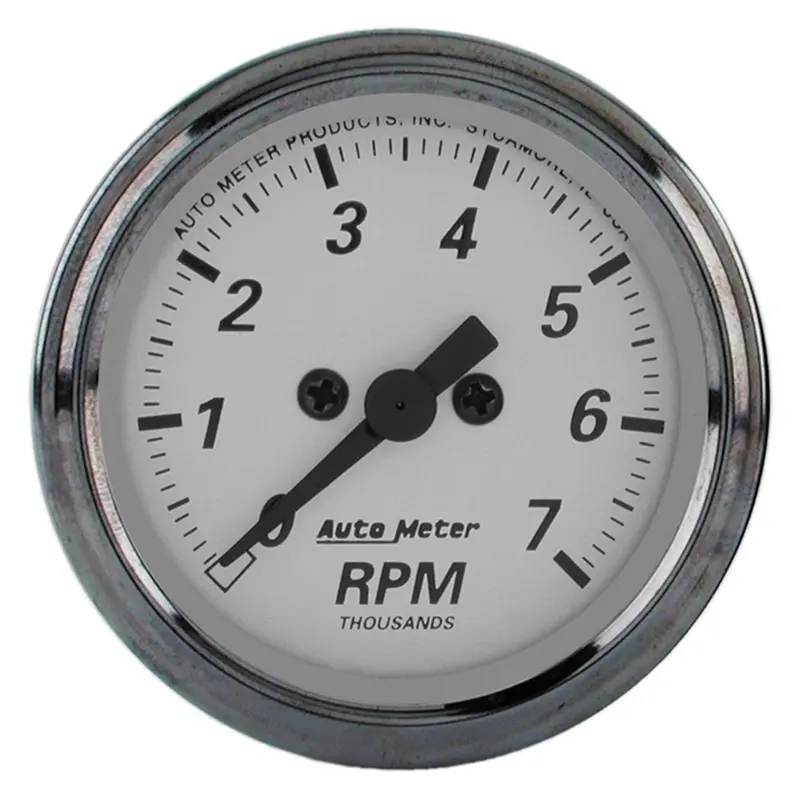 Autometer 1994 2-1/16" In-Dash Tachometer – 7,000 Rpm, American Platinum Series 1