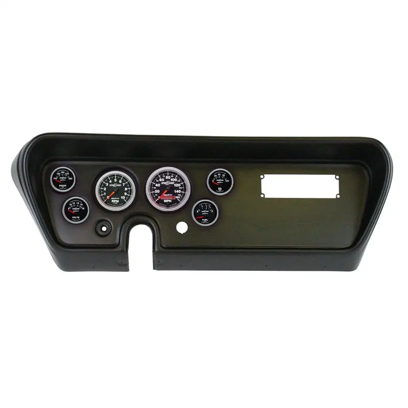 Autometer 2111-12 Direct-Fit Dash Kit For 1966 Pontiac Gto – Fits Six Gauges (Four 2-1/16", Two 3-3/8") 1