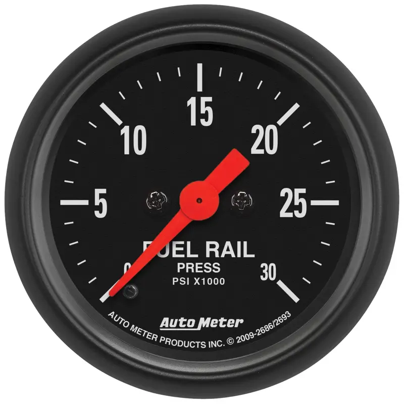 Autometer 2693 Digital Rail Pressure Gauge – 2-1/16”, 30,000 Psi Range, Stepper Motor, For Ram 6.7L Cummins 1