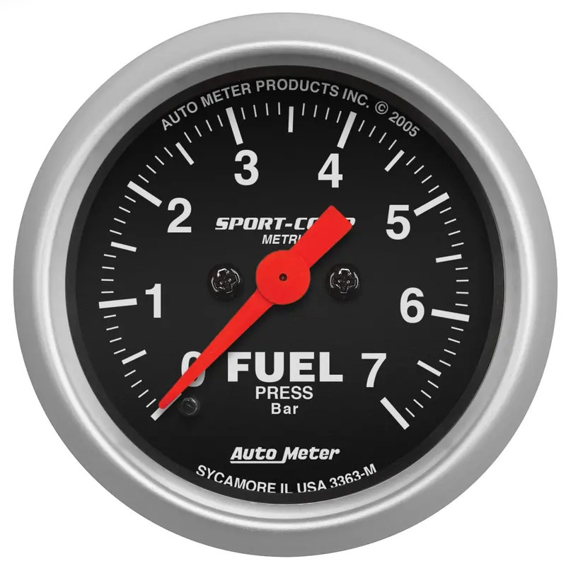 Autometer 3363-M Digital Stepper Motor Fuel Pressure Gauge – 2-1/16", 7 Bar Range 1