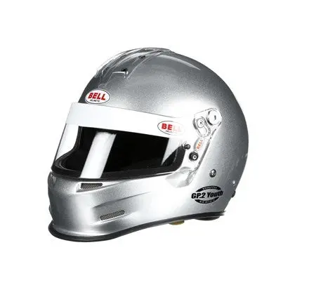 Bell Gp2 Youth Motorcycle Helmet – Silver, Size Xs, Sfi 24.1-15 Certified 1
