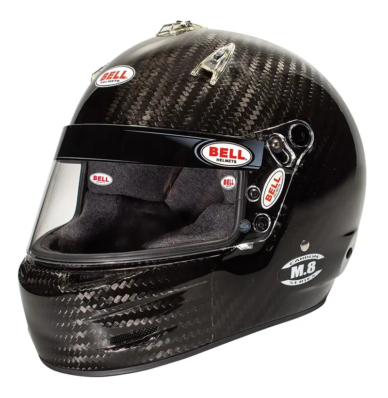 Bell M8 Carbon Fiber Racing Helmet — Sa2020 And Fia 8859 Certified (Size 7-5/8”, ~61Cm) 1