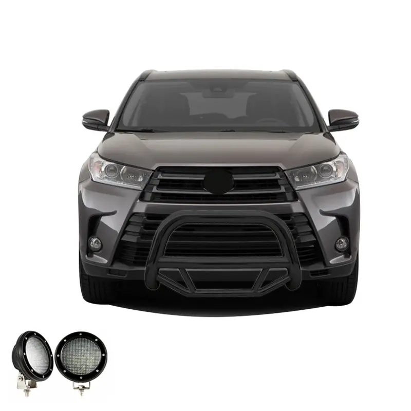 Black Horse Off Road Steel Front Bumper – No Skid Plate, Model Mbb-Tof5307-Plfb 1