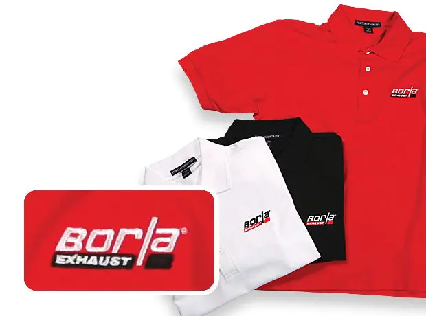 Borla Men'S Red Xxl Polo Shirt – Casual Performance Apparel 1