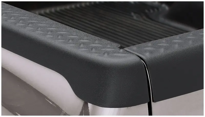 Bushwacker 59513 Ultimate Diamondback™ Matte Black Bed Rail Cap (No Stake Pocket) 1