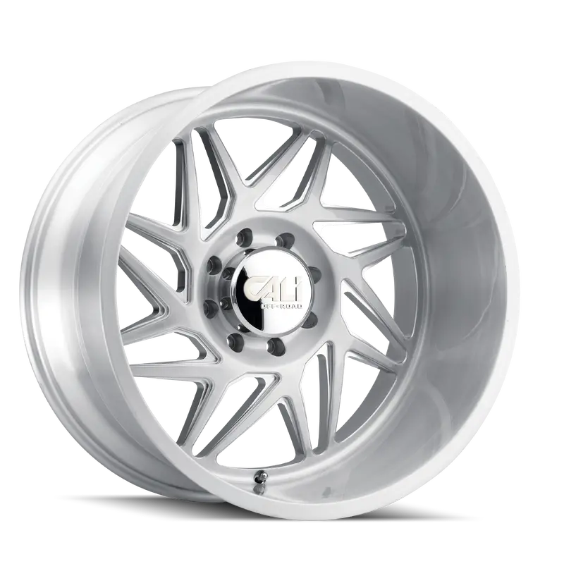 Cali Off-Road 9112-22236Bgc Gemini Brushed & Clear-Coated 22×12″ Truck Wheel 1