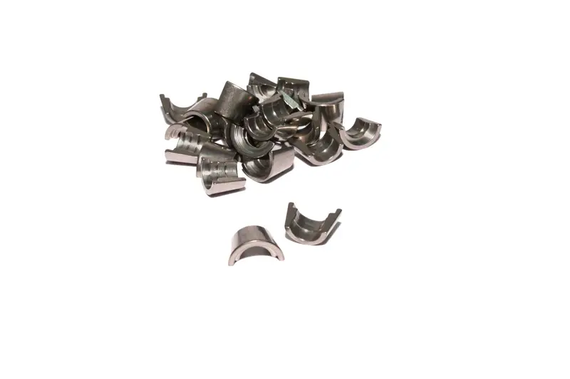 Comp Cams 637-12 Titanium Valve Lock Set – 10°, 5/16", Single Groove With Lash Cap Recess 1