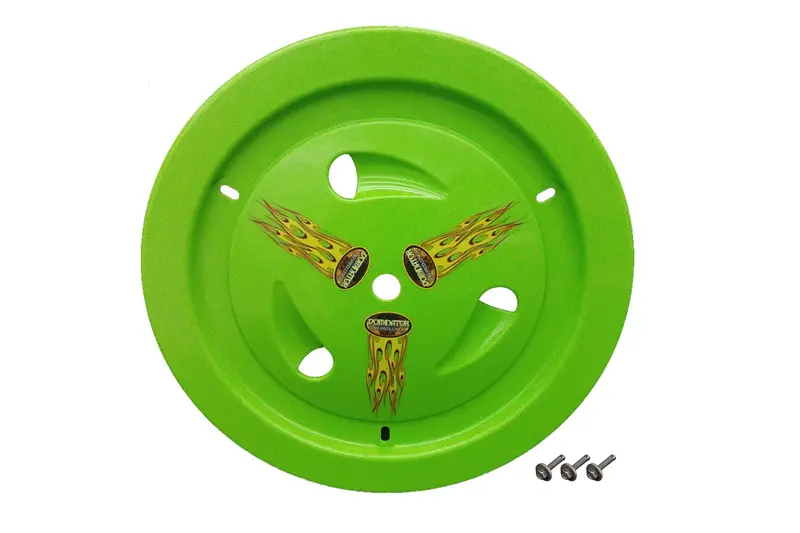 Dominator Race Products 1013-B-Xg Bolt-On Wheel Cover – Extra Green Finish 1