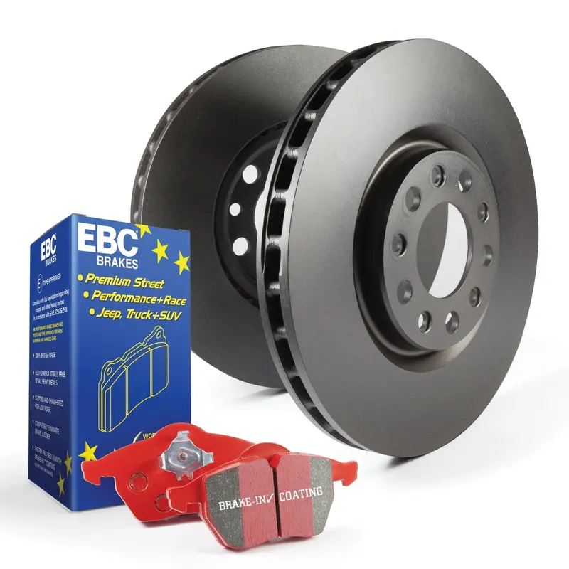 Ebc Redstuff Pad & Rk Series Rotor Combo Kit – Front & Rear Performance Brake Set (S12Kf1285) 1