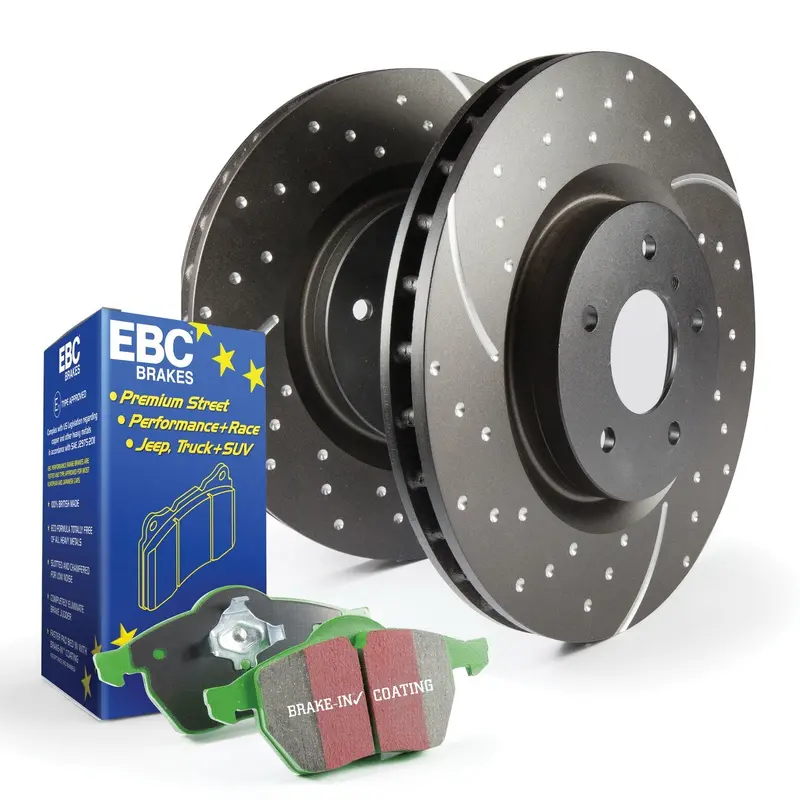 Ebc S3 Greenstuff 6000 Brake Kit With Gd Rotors – Optimized For Heavy-Duty Trucks And Suvs 1