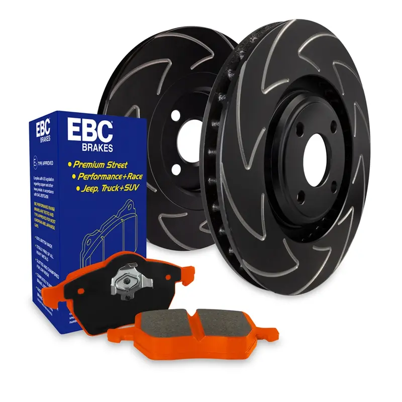 Ebc S7Kr1093 High-Performance Brake Kit: Orangestuff Pads + Bsd Rotors 1