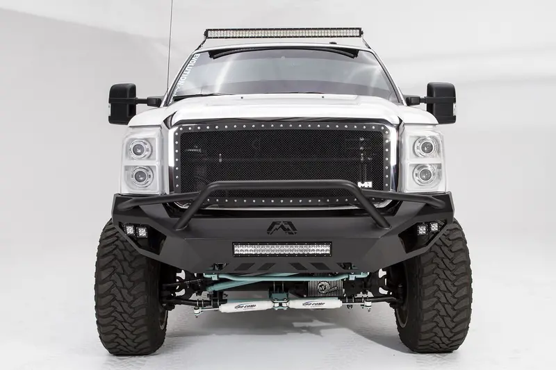 Fab Fours Vengeance Front Bumper – Uncoated, Paintable, Includes Pre-Runner Guard (Awsl Fit) 1