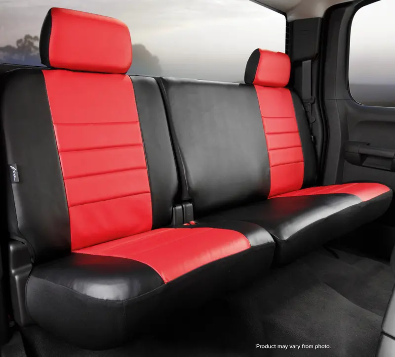 Fia Sl62-25 Leatherlite Custom Seat Cover – Red, Race-Inspired Fit And Finish 1