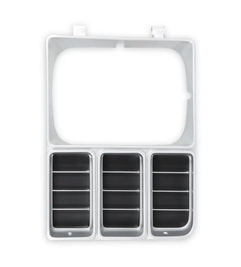 Holley Classic Truck Left-Side Rectangular Headlight Bezel (04-327) 1