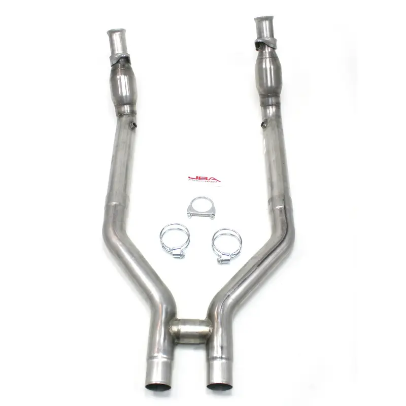 Jba Racing Stainless Steel H-Pipe With Catalytic Converters For 2011–2014 Shelby Gt500 1