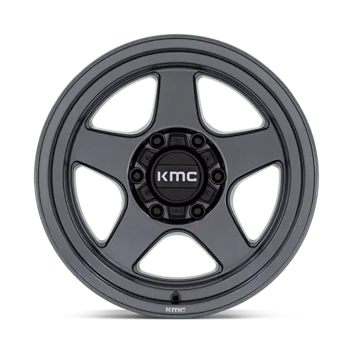 Kmc Km728Ax17905038N 17X9 Inch Alloy Wheel – 5X5.0 Bolt Pattern, -38Mm Offset, M-Anth Finish 1