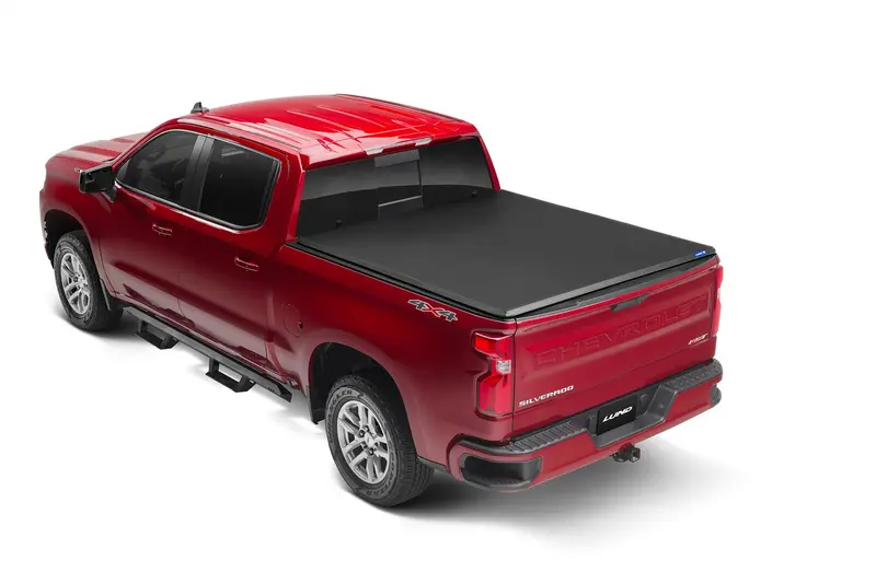 Lund 950294 Genesis™ Tri-Fold Tonneau; Black Leather Look; 1