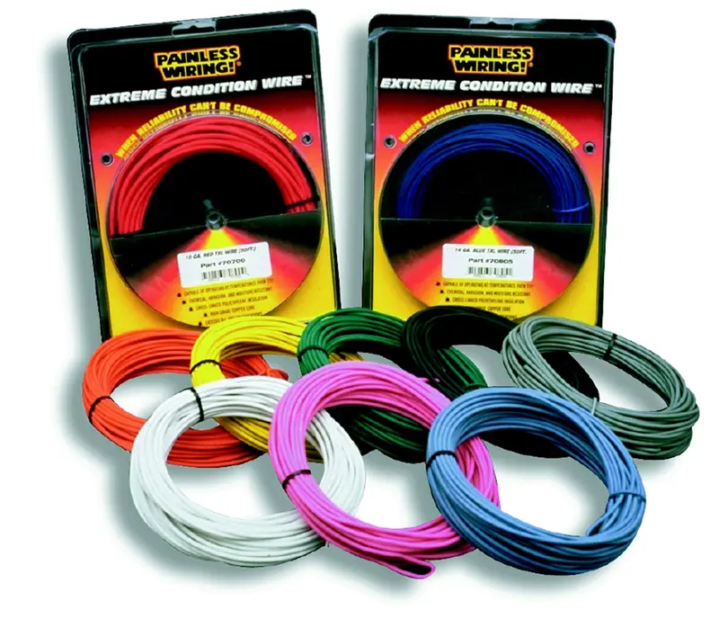 Painless Wiring 71867 Purple 18-Gauge Txl Wire – 25-Foot Spool 1