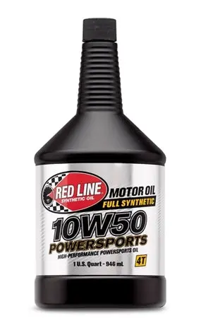 Red Line 10W-50 Synthetic Powersports Motor Oil (42604) 1