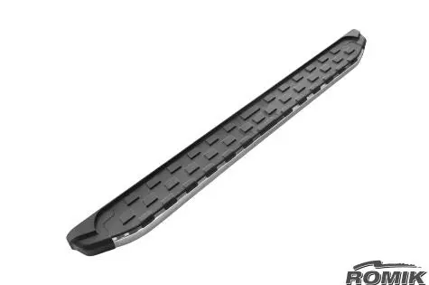 Romik Polished Running Boards – Side Steps For 2014–Present Nissan Rogue Suv (Rec-P Series) 1