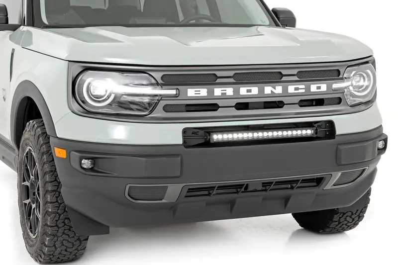 Rough Country 20-Inch Led Bumper Kit For 2021+ Ford Bronco Sport – Includes Black Series Drls (71037) 1