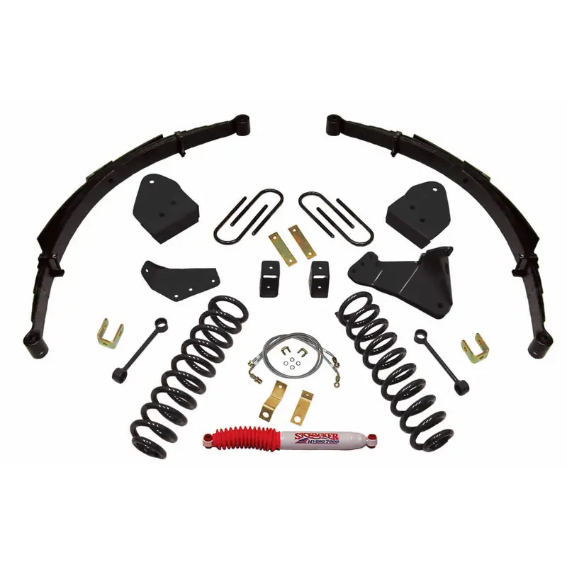 Skyjacker F5451Ks 4-Inch Lift Kit For 2005–2006 Ford F-350 & 2005–2007 F-250 Super Duty – Includes Springs, Brackets & Stabilizer 1