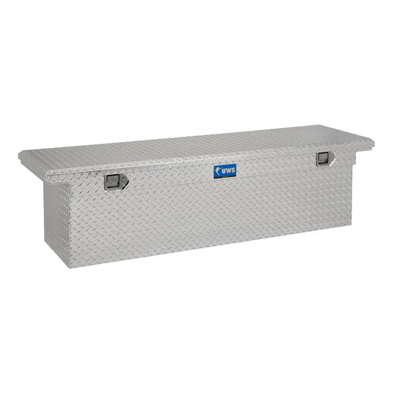 Uws Bright Aluminum Crossover Toolbox – 69" Deep, Low-Profile Design, Heavy Packaging (Ec10791) 1