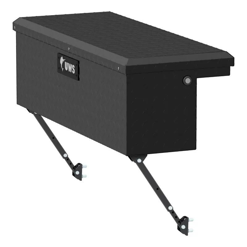 Uws Low-Profile Matte Black Aluminum Side Toolbox – 36" Truck Bed Mount (Ec30363-Mk2) 1
