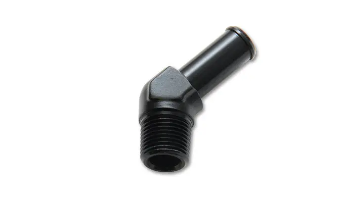 Vibrant Performance 45° Male Npt To Hose Barb Adapter – 1/8" Npt X 5/16" Hose Id 1