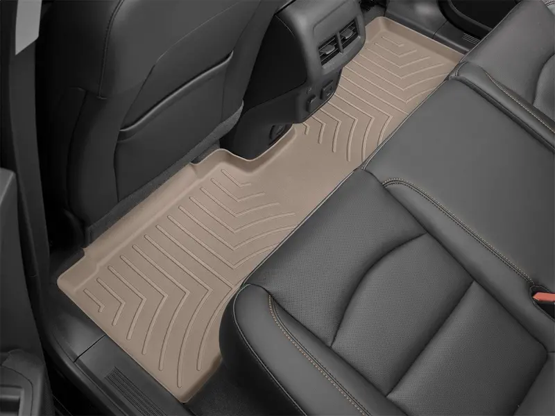 Weathertech 454044 Tan Custom Molded Rear Floor Liner – All-Weather Protection 1