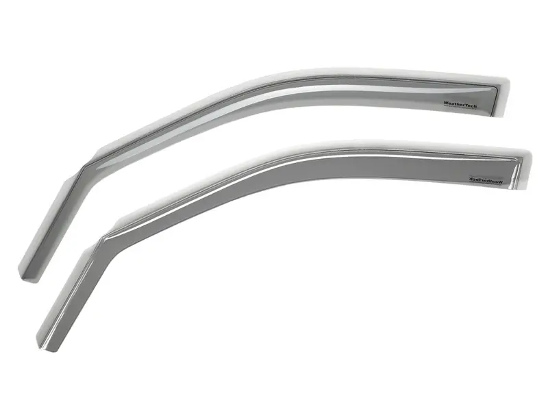Weathertech Light Smoke Front Side Window Deflectors (Model 70258) 1
