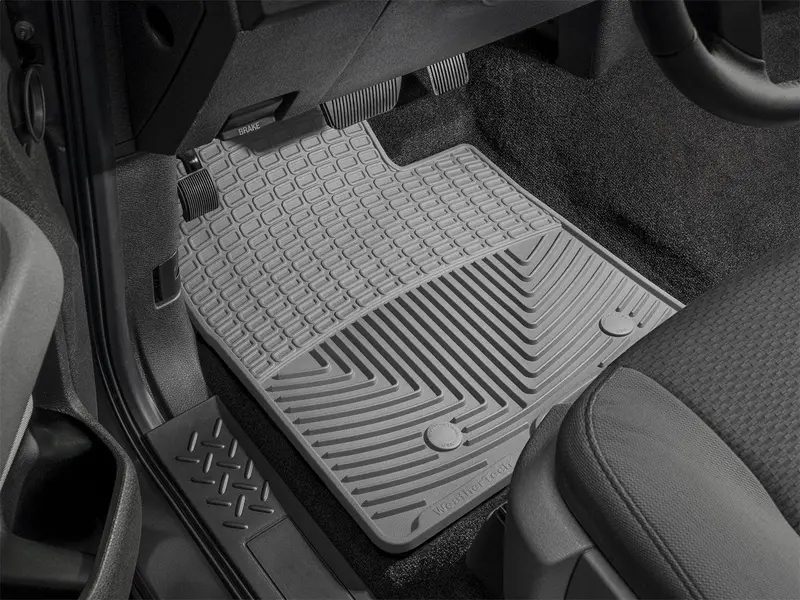 Weathertech W477Gr478Gr480Gr60Gr All-Weather Floor Mat Set – Gray, Front/Rear/Third Row With Center Aisle Coverage 1