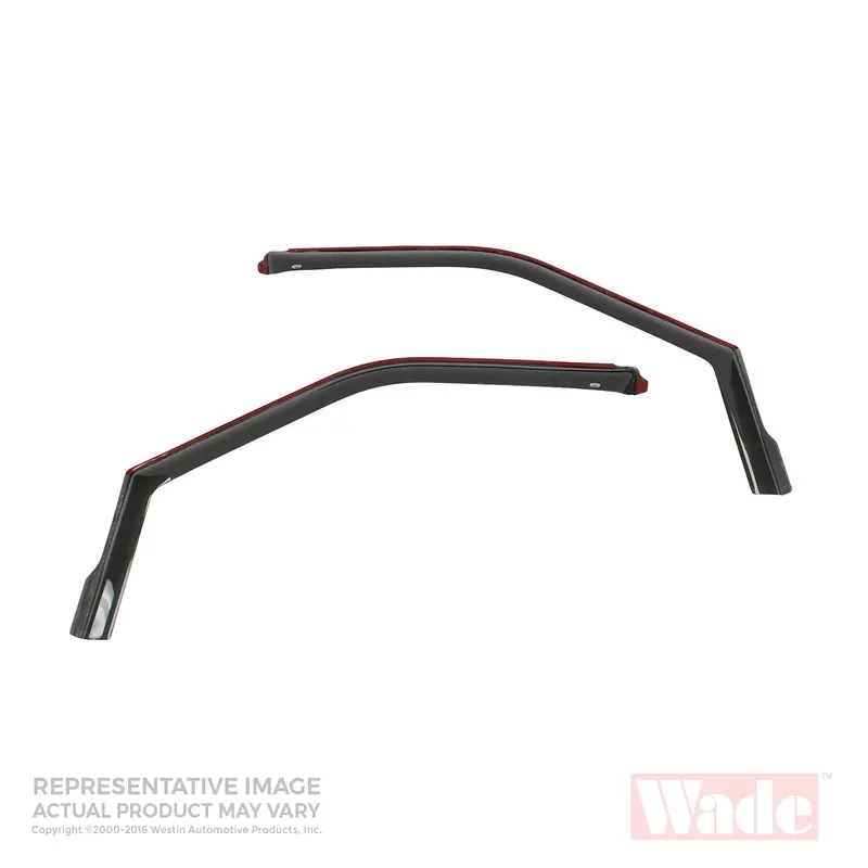 Westin In-Channel Wind Deflectors – Front Pair, Smoke Tint, Model 72-51461 1