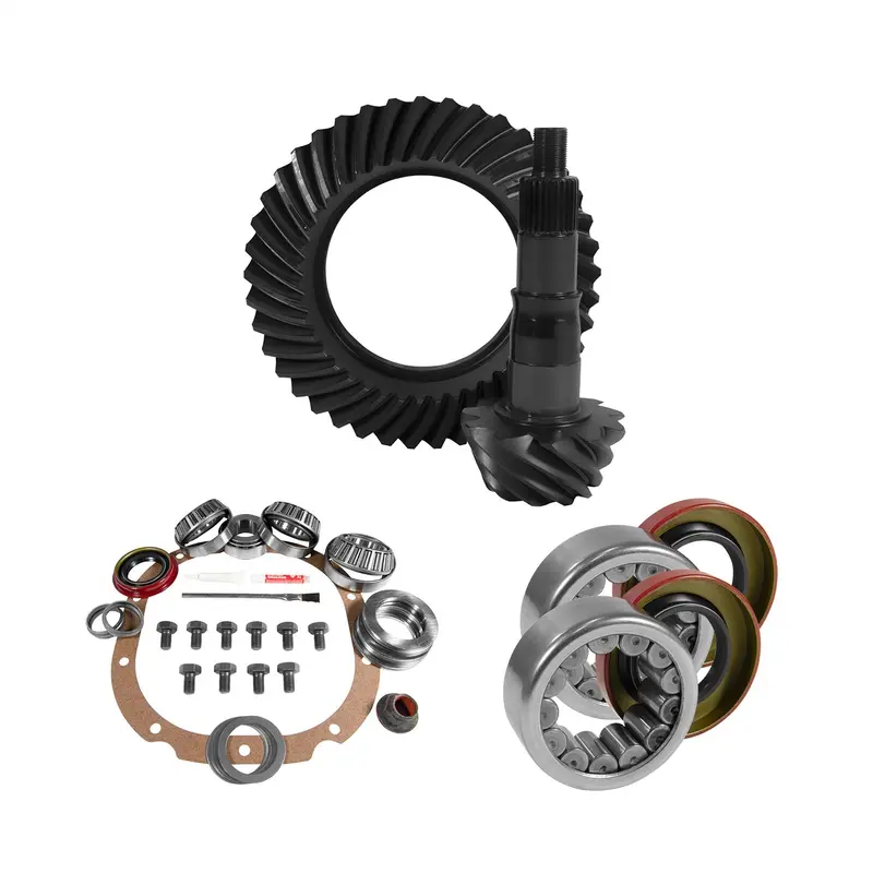 Yukon Gear Ygk2058 8.8" Ford Rear Axle Ring And Pinion Kit – 4.56 Ratio With Install Hardware And Bearings 1